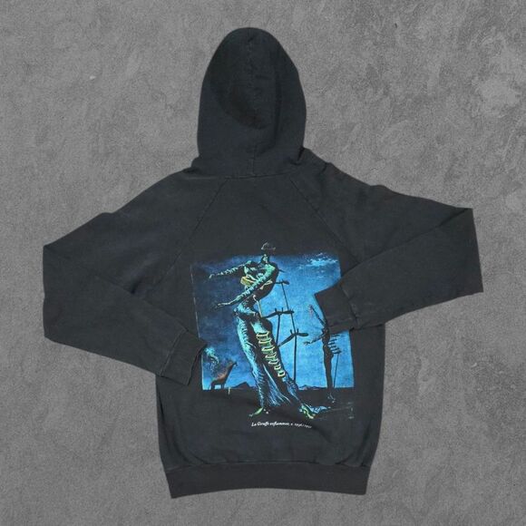 Salvador Dali Hooded Sweatshirt Art Artist Y2K Pullover Small La Girafe Enflamee - Picture 1 of 6